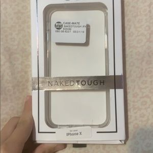 iPhone X clear phone case